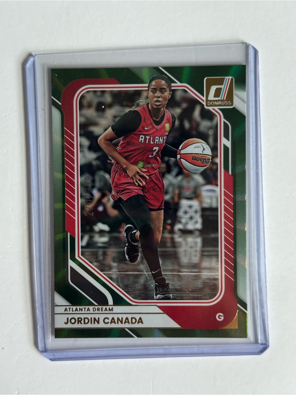 Panini Donruss Jordin Canada Basketball Card - Red/Green